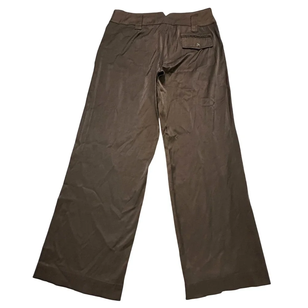 Cache VTG Y2K Cargo Pants Brown Wide Leg Utility Gorpcore Grunge Cyber Size‎ 6